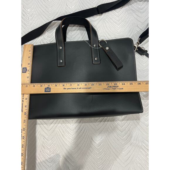 Vacavaliente Recycled Leather Briefcase Argentina Black Robb Vices Set Sale !!! - Picture 7 of 11